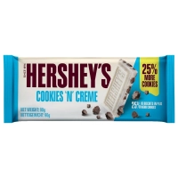 Батончик Hershey's Cookie 'N' Cream White Chocolate Белый шоколад с кусочками печенья 90г