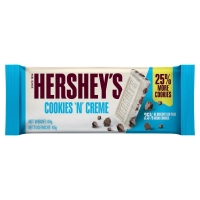 Батончик Hershey's Cookies 'n' Creme Білий шоколад із печивом 40г