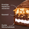 Шоколадно-вафельные батончики Knoppers NussRiegel Dark с фундуком 200г