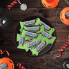 Батончик Снікерс Хелловін Snickers Halloween Ghoulish Green Chocolate Bag Fun Size 274.7г