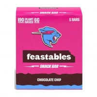 Батончики MrBeast з шоколадною крихтою Feastables Chocolate Chip Snack Bar 5x40г