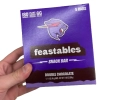 Батончики MrBeast Feastables Double Chocolate Двойной шоколад 5х40г