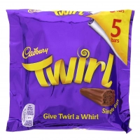 Cadbury Twirl Chocolate Bar 5шт