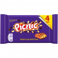 Батончики Picnic Bars Chocolate 4 Pack 128g
