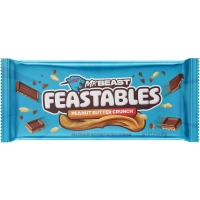 Шоколад MrBeast Feastables Peanut Butter Crunch Арахісова паста та Кранчі 60г