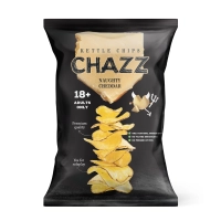Чипсы Chazz Potato Chips Cheddar Cheese Сыр Чеддер 90г