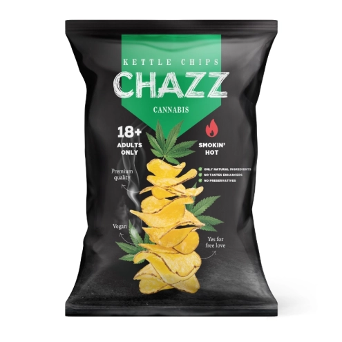 Чіпси Chazz Potato Chips Hemp & Jalapeño Коноплі та Халапеньо 90г