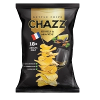 Чипсы Chazz Potato Chips Mussels and White Wine Мидии и Белое Вино 90г