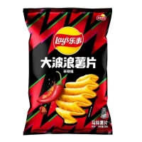 Китайские чипсы Lay's Big Wave Pure Spicy Чили 70г