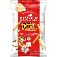 Кукурудзяні палички з сиром Simply Cheetos White Cheddar Crunchy Cheese Білий Чеддер 240.9г
