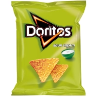 Кукурузные чипсы Doritos Сметана Зелень 125г