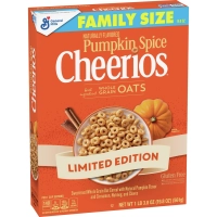 Хлопья на завтрак со вкусом тыквы и корицы Cheerios Pumpkin Spice Gluten Free 524г