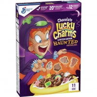 Пластівці на сніданок кукурудзяні із зефіром Chocolate Lucky Charms Cereal with Haunted Marshmallows Halloween Edition 532.97г
