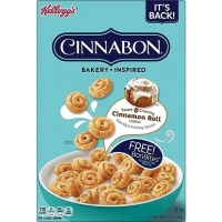 Сухий сніданок Сіннабон із корицею Kellogg's Cinnabon Cold Breakfast Cereal 246г