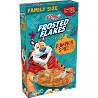 Пластівці на сніданок зі смаком гарбуза Kellogg's Frosted Flakes Pumpkin Spice 484г