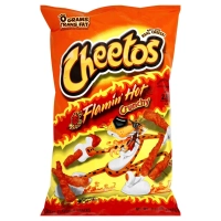 Кранчи Читос острые Cheetos Flamin Hot Crunchy с сыром 240.9г