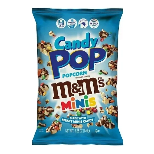 Сладкий попкорн с драже M&M's Candy Popcorn Minis 149г