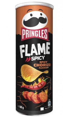 Чіпси Pringles Flame Spicy Chorizo 160г 160г