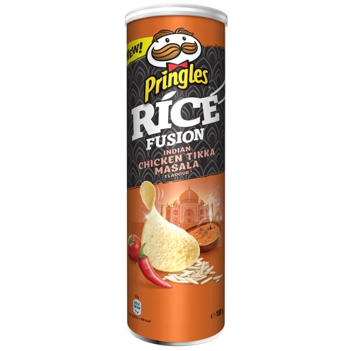 Рисові чіпси Pringles Індійська курка Тікка Масала 160г