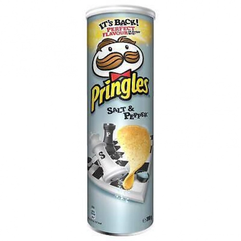 Чипсы Pringles Соль и Чёрный Перец 165г