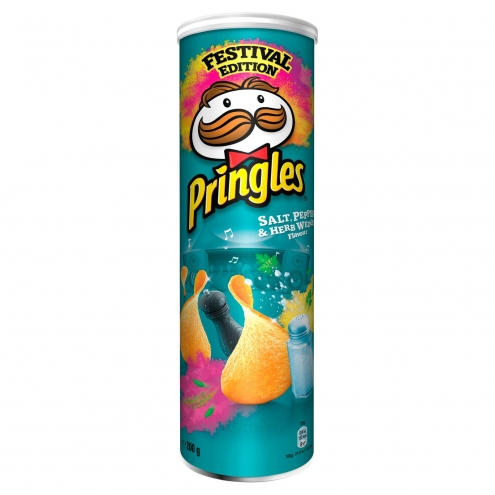 Чіпси Pringles Морська сіль Трави 165г