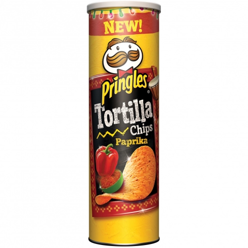 Кукурудзяні чіпси Pringles Tortilla Паприка Мексікана 180г