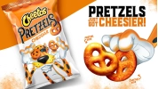 Снеки Cheetos Pretzels Cheddar Крендельки с сыром Чеддер 283г