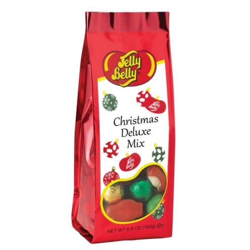 Новогодние конфеты Jelly Belly ассорти 7 видов Делюкс Christmas Deluxe Mix 192г