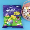 Міні яйця Milka Mini Eggs Шоколадне драже в різнобарвній глазурі 31.6г