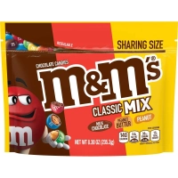 Драже M&M'S з арахісом і молочним шоколадом Classic Mix Chocolate Асорті 235г