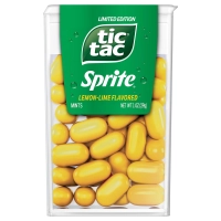 Драже Tic Tac Sprite Lemon-Lime Flavored Спрайт Лимон-Лайм 29г