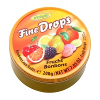 Леденцы драже Fine Drops Fruit Bonbons 200г