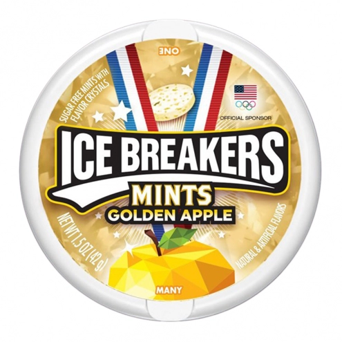 Освежающие драже Ice Breakers Golden Apple