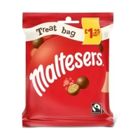 Цукерки шоколадні кульки Maltesers 68г