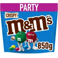 Драже з молочним шоколадом M&M's Crispy Milk Chocolate Party 850г