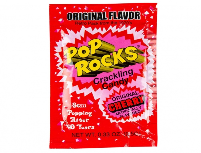 Стріляючі цукерки Pop Rocks Вишня