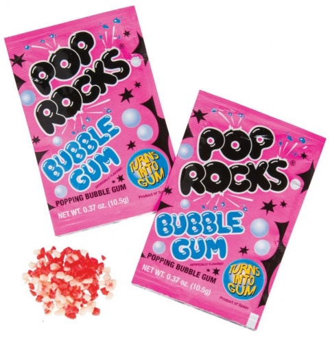 Стріляють цукерки-жуйка Pop Rocks Бабл Гам