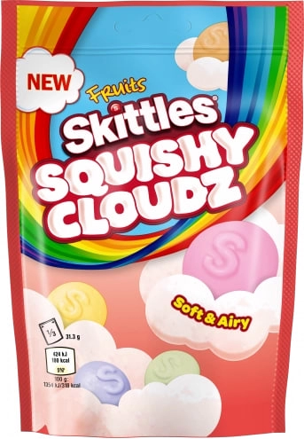 Драже Skittles Squishy Cloudz Fruits 94г