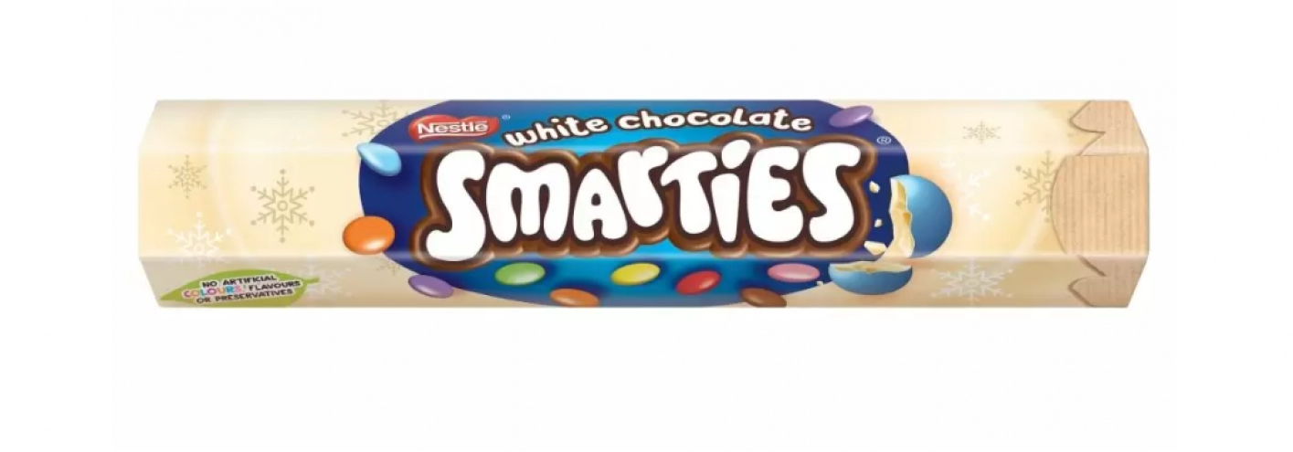 Драже Smarties белый шоколад (по 06/2023)