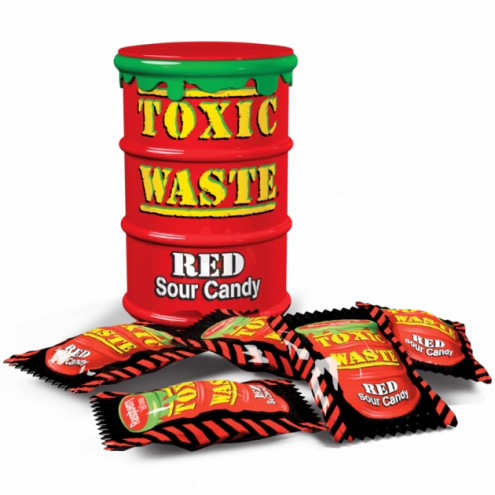 Бочонок Toxic Waste красный