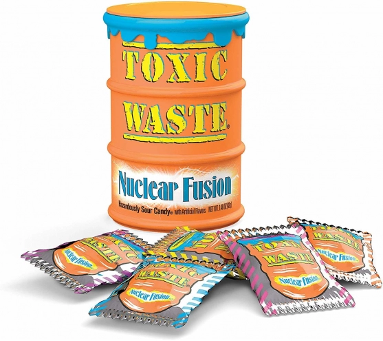 Бочонок кислых конфет Toxic Waste Nuclear Fusion