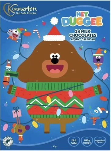 Адвент календарь с шоколадками + игра Hey Duggee для детей 40г