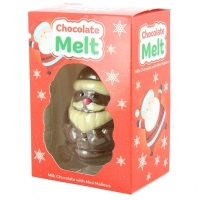 Шоколадна бомбочка Санта Клаус Christmas Santa Chocolate Melt Bomb 38г