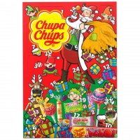Адвент Календарь Chupa Chups Merry Christmas Advent Calendar с конфетами и жвачками 210.7г