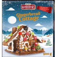 Пряниковий будиночок із фігурками Gingerbread Cottage Lambertz 900г