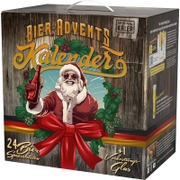 Пивной Адвент календарь 24 x 0.33л с фирменным бокалом Kalea Craft Beer Advent Calendar Edition