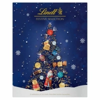 Адвент календарь с шоколадными конфетами Lindt Festive Selection Advent Calendar 296г