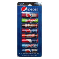 Набір бальзамів для губ Lip Balm Sticks Taste Beauty Pepsi 8шт (8х3.4г)