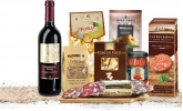 Подарочный набор итальянских продуктов с вином Cesto Natalizio Regalidea Sapori di Natale 8 компонентов