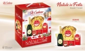 Подарочный набор итальянских продуктов с панеттоне Le Cadeau Natale in Festa 5 компонентов
